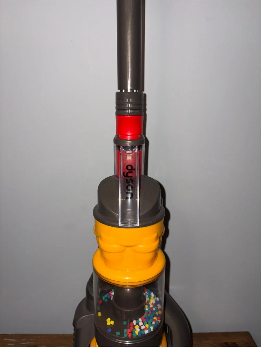 Dyson Kids Toy Vacuum in Yellow, Gray and Red